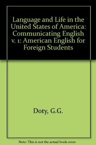 Stock image for Language and life in the U.S.A for sale by POQUETTE'S BOOKS