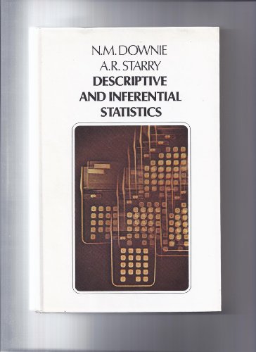 Imagen de archivo de Descriptive and Inferential Statistics a la venta por HPB-Red