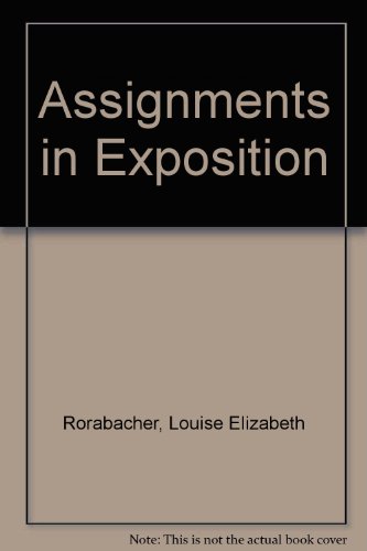 Stock image for Assignments in Exposition for sale by Wonder Book