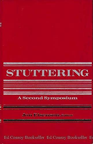 Stock image for Stuttering : A Second Symposium for sale by Better World Books