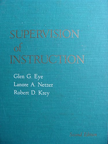 9780060419516: Supervision of instruction (Exploration series in education) [Paperback] by E...