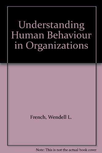 9780060421861: Understanding Human Behaviour in Organizations