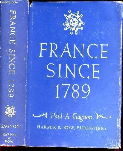 Stock image for France Since 1789 for sale by Redux Books