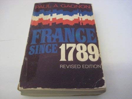 Imagen de archivo de France since 1789 a la venta por Better World Books: West