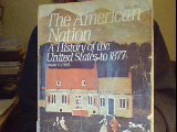 Imagen de archivo de The American Nation: A History of the U.S. to 1877 a la venta por HPB-Red