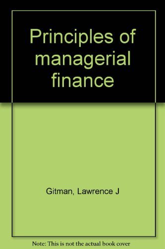 9780060423575: Principles of managerial finance