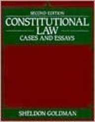 Imagen de archivo de Constitutional Law: Cases and Essays a la venta por ThriftBooks-Atlanta