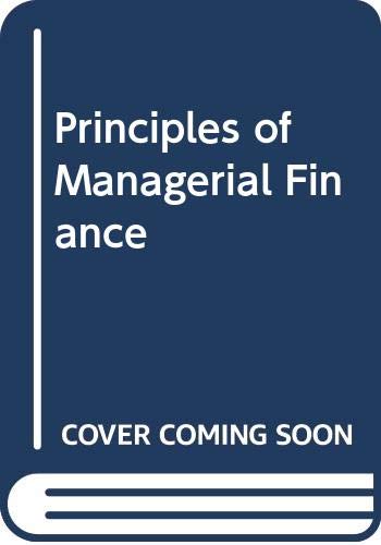 Stock image for Principles of Managerial Finance for sale by HPB-Red