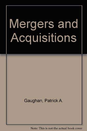 Stock image for Mergers and Acquisitions for sale by A Squared Books (Don Dewhirst)