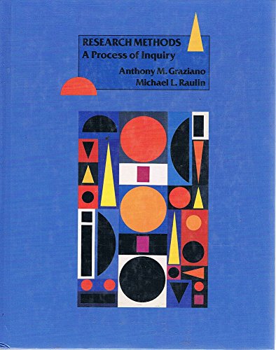 Imagen de archivo de Research Methods: A Process of Inquiry a la venta por Wonder Book