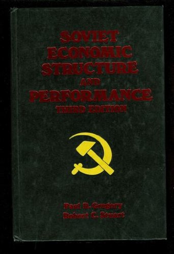 Imagen de archivo de Soviet Economic Structure and Performance a la venta por Better World Books