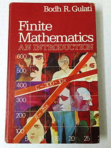 Imagen de archivo de Finite mathematics: An introduction a la venta por Wonder Book