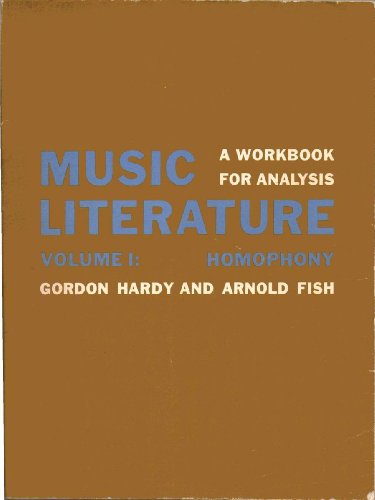 DM Music Literature Vol 1 PB (9780060426330) by Hardy, Gordon; Fish, Arnold