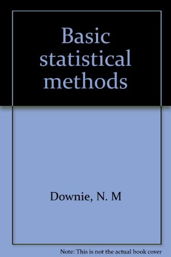 9780060427313: Title: Basic statistical methods