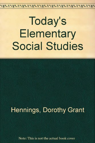 Beispielbild fr Today's Elementary Social Studies zum Verkauf von Wonder Book