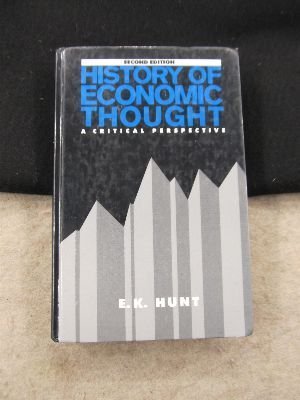 9780060430078: History of Economic Thought: A Critical Perspective
