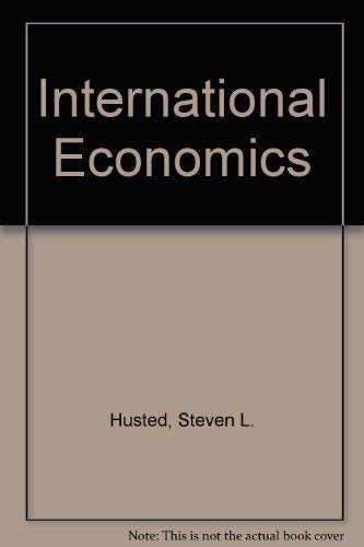 Imagen de archivo de International Economics a la venta por Better World Books