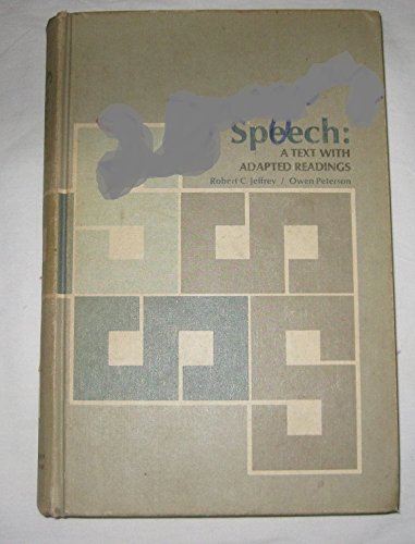 9780060432751: Speech: a text with adapted readings