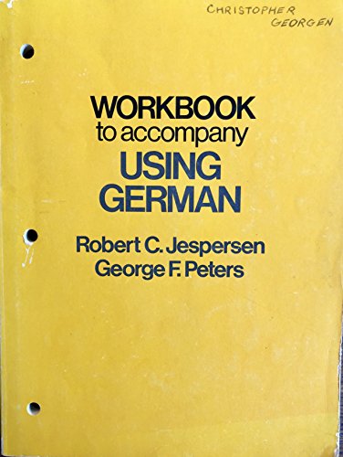 Stock image for Workbook: Using German for sale by HPB-Ruby