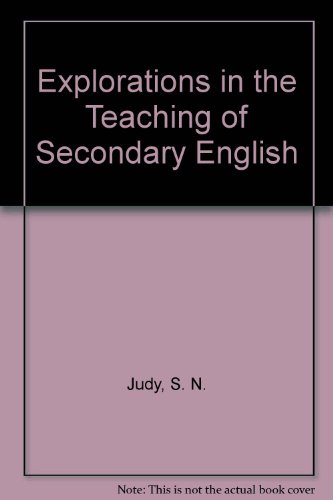 9780060434496: Explorations In The Teaching Of Secondary English A Source Book For Experimental Teaching