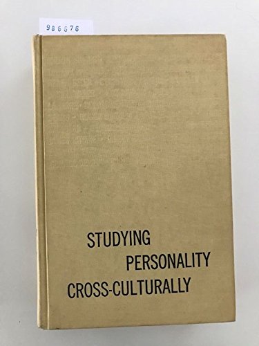 Stock image for Studying Personality Cross-culturally for sale by Better World Books