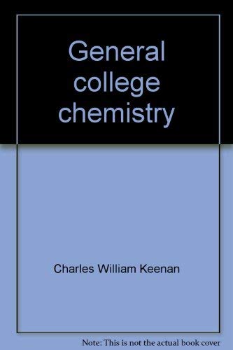Imagen de archivo de General College Chemistry a la venta por Better World Books Ltd