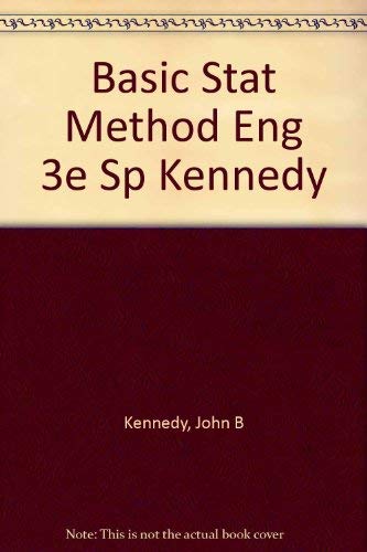 9780060436339: Basic Statistical Methods for Engineers and Scientists