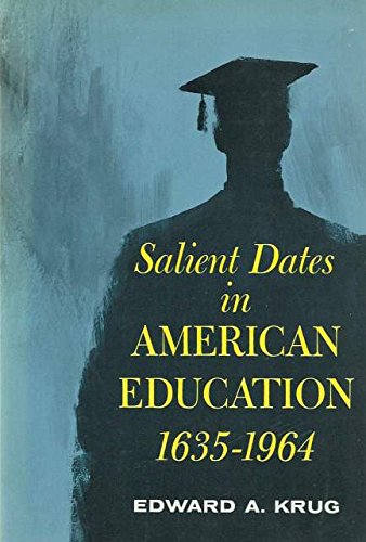Beispielbild fr Salient Dates in American Education, 1635-1964 zum Verkauf von dsmbooks