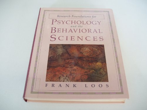 9780060440886: Research Foundations for Psychology and the Behavioral Sciences