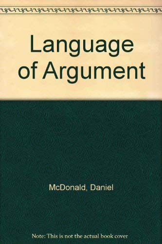 Beispielbild fr Language of Argument zum Verkauf von WorldofBooks