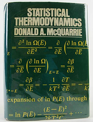 Stock image for Statistical thermodynamics (Harper's chemistry series) for sale by Reader's Corner, Inc.