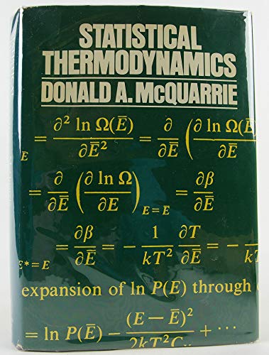 Statistical thermodynamics (Harper's chemistry series) (9780060443658) by McQuarrie, Donald Allan