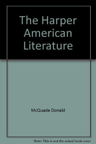 Stock image for The Harper American literature for sale by Books From California