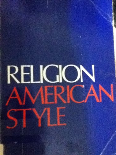 Imagen de archivo de Religion American style a la venta por Wonder Book