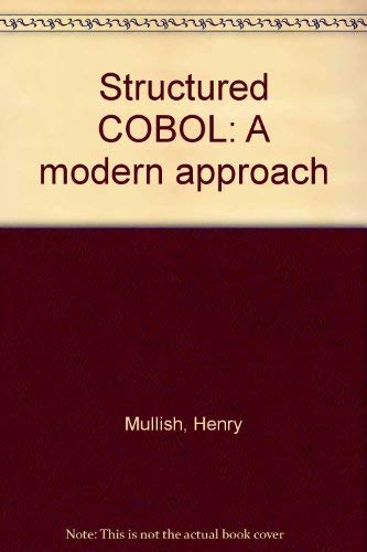 Stock image for Structured COBOL: A modern approach for sale by Wonder Book