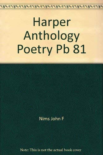 Imagen de archivo de Harper Anthology Poetry Pb 81 a la venta por Book Deals