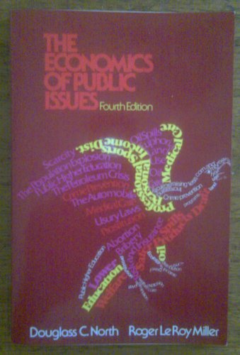 Imagen de archivo de The Economics of Public Issues a la venta por 2Vbooks