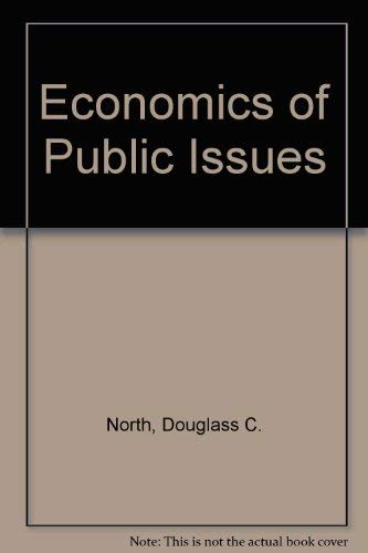 Beispielbild fr Economics of Public Issues zum Verkauf von Wonder Book