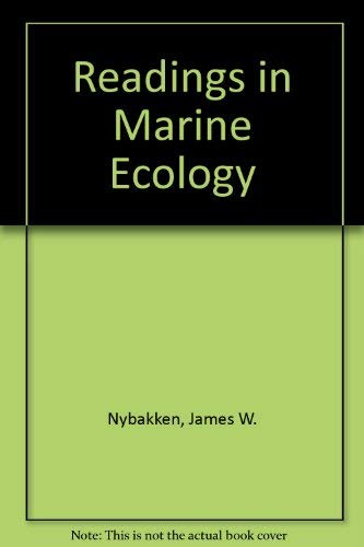 Stock image for Readings in Marine Ecology for sale by Better World Books