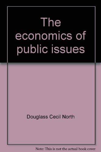 Imagen de archivo de The economics of public issues a la venta por BombBooks