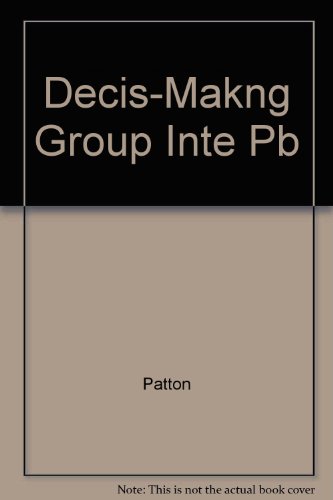 Stock image for Decision-Making Group Interaction for sale by Better World Books