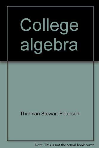 9780060451615: Title: College algebra
