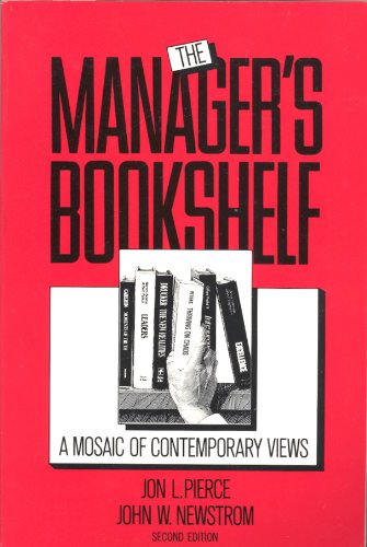 Imagen de archivo de The Manager's Bookshelf: A Mosaic of Contemporary Views a la venta por WorldofBooks