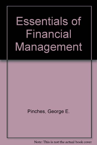 Beispielbild fr Essentials of Financial Management zum Verkauf von HPB-Red