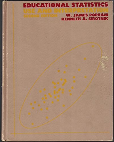 Imagen de archivo de Educational Statistics : Use and Interpretation a la venta por Better World Books
