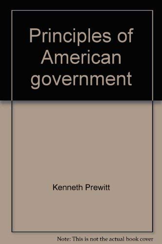 Stock image for Principles of American Government, 2nd edition for sale by BookDepart