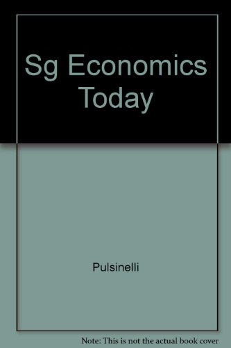Imagen de archivo de Sg Economics Today a la venta por Hawking Books