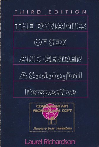 Beispielbild fr The Dynamics of Sex and Gender: A Sociological Perspective zum Verkauf von HPB-Red