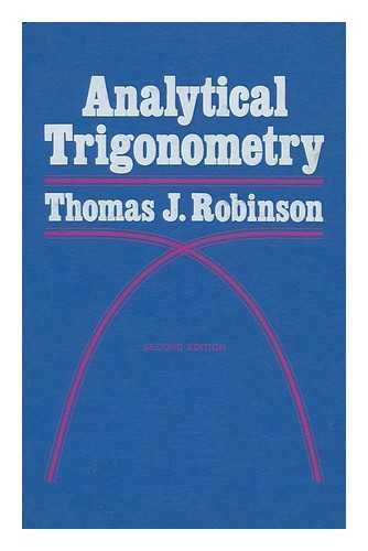 Imagen de archivo de Analytical Trigonometry a la venta por Top Notch Books