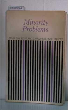 Imagen de archivo de Minority Problems a la venta por HPB-Diamond